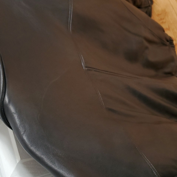 Mens club room by charter club leather boomer jacket coat xl - Picture 8 of 10